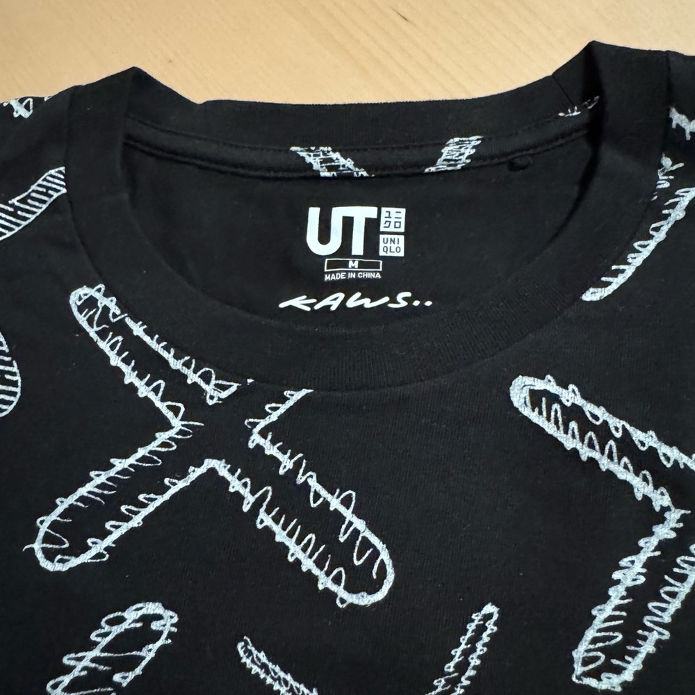 Uniqlo KAWS Black Graphic Men's Shirt - No tags but never used - OG release